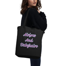 Load image into Gallery viewer, Airfros And Babyhairs Black Eco Tote Bag
