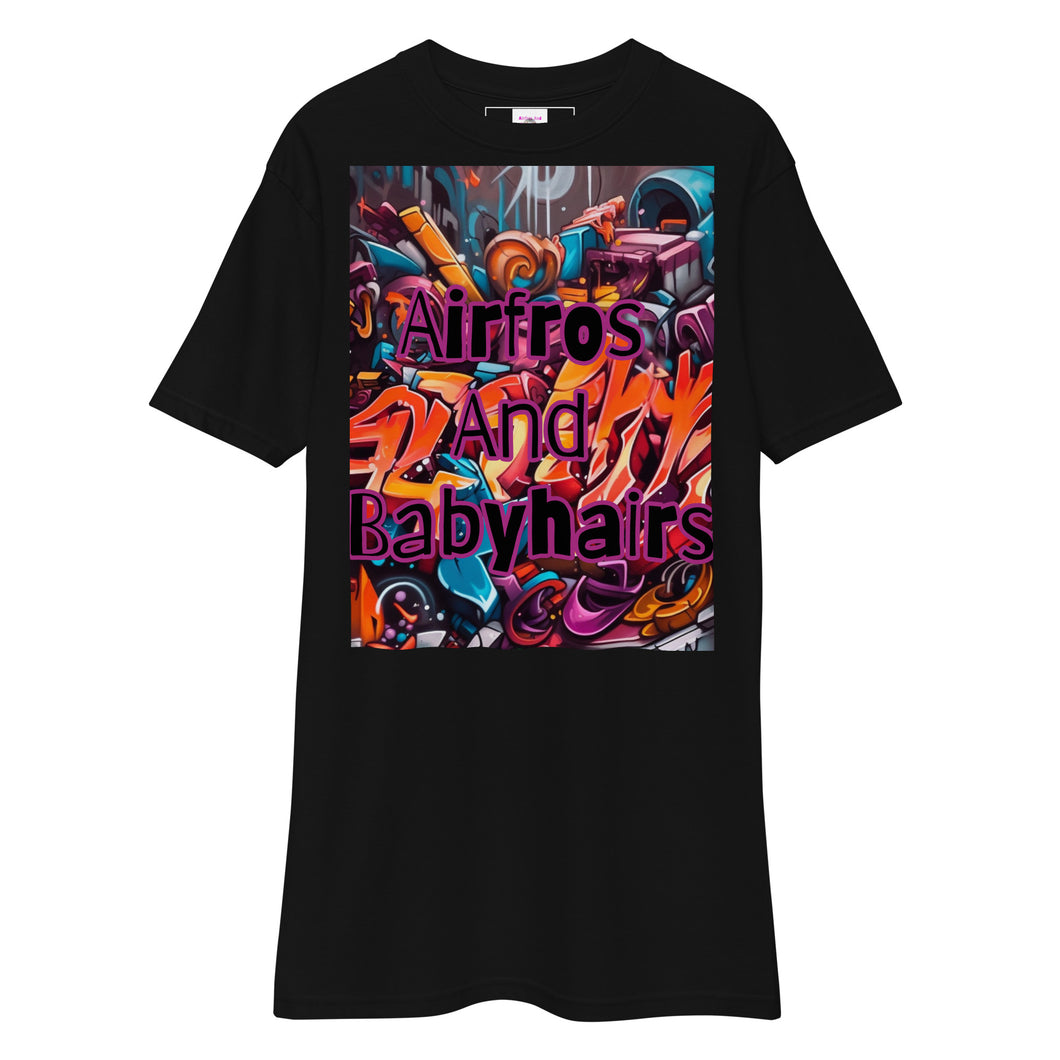 Graffiti Print Heavyweight Tee