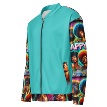 Load image into Gallery viewer, Nappy Gang Female Dark Turquoise Bomber Jacket
