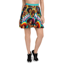 Load image into Gallery viewer, Nappy Gang Female Dark Turquoise Skater Skirt
