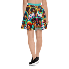 Load image into Gallery viewer, Nappy Gang Female Dark Turquoise Skater Skirt
