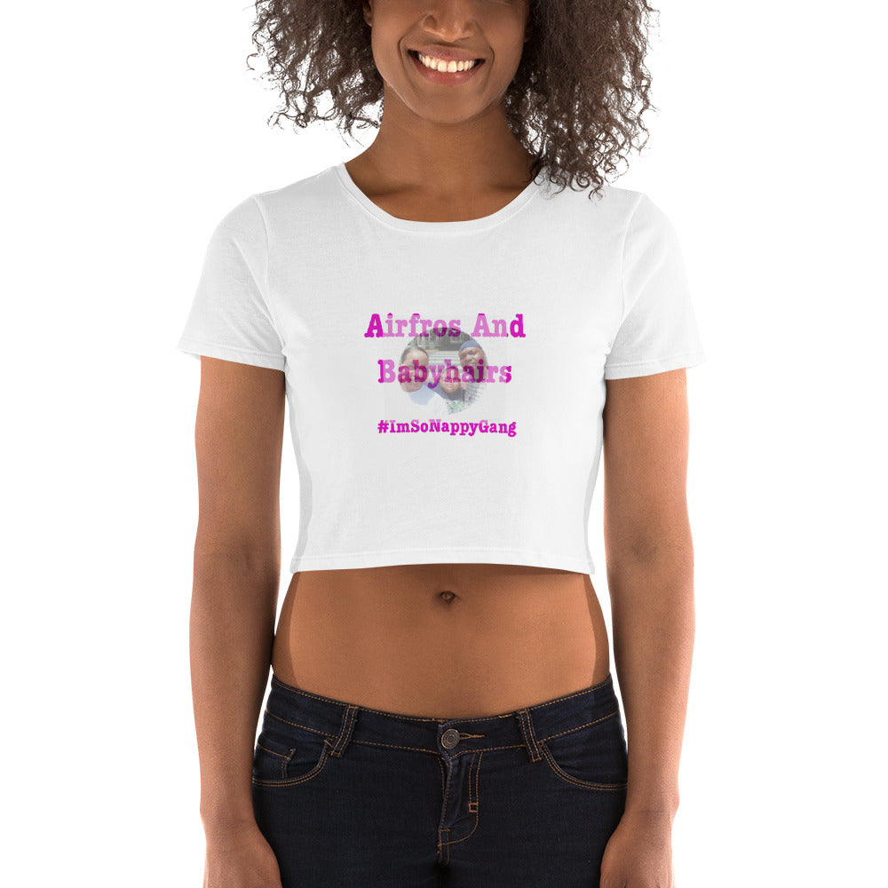 Airfros And Babyhairs Welcome Collection Crop Top