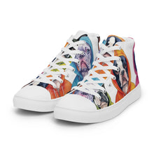 Load image into Gallery viewer, Snoop Troop Womens High Top Canvas Shoes
