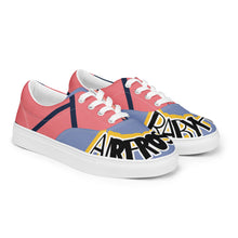 Load image into Gallery viewer, Abstract Women Laced Canvas Shoes
