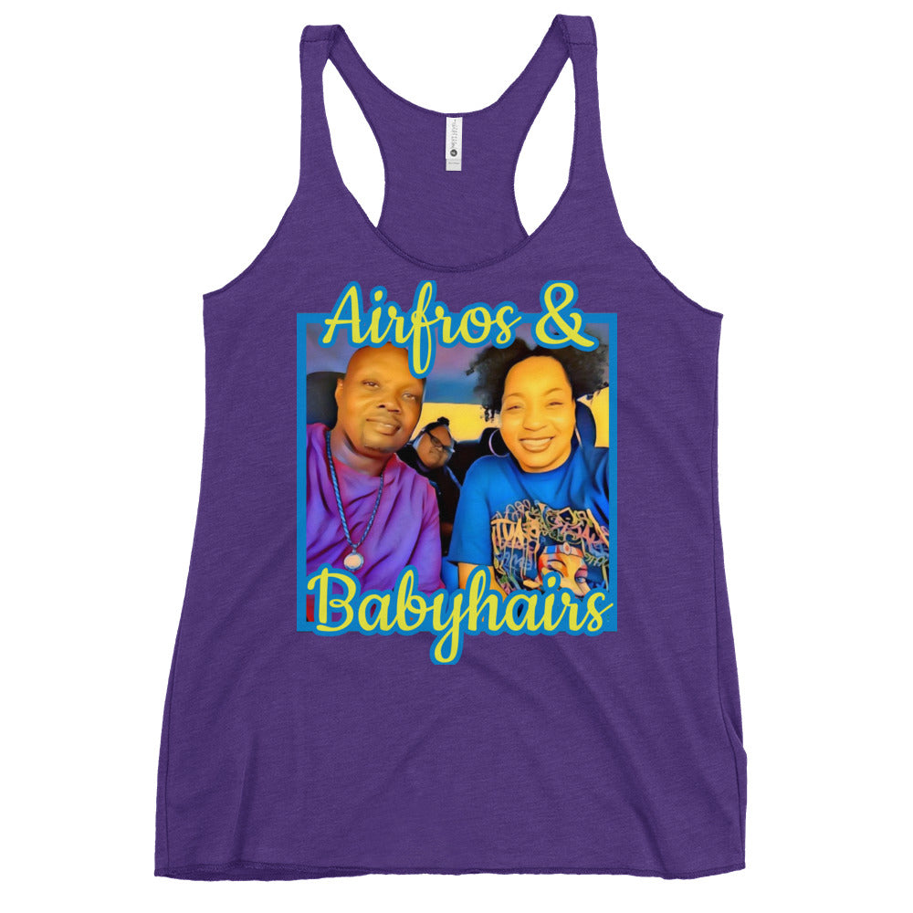 Airfros And Babyhairs Graphic Trio Racerback