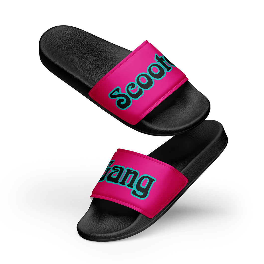 Scooter Gang Pink Womens Slides