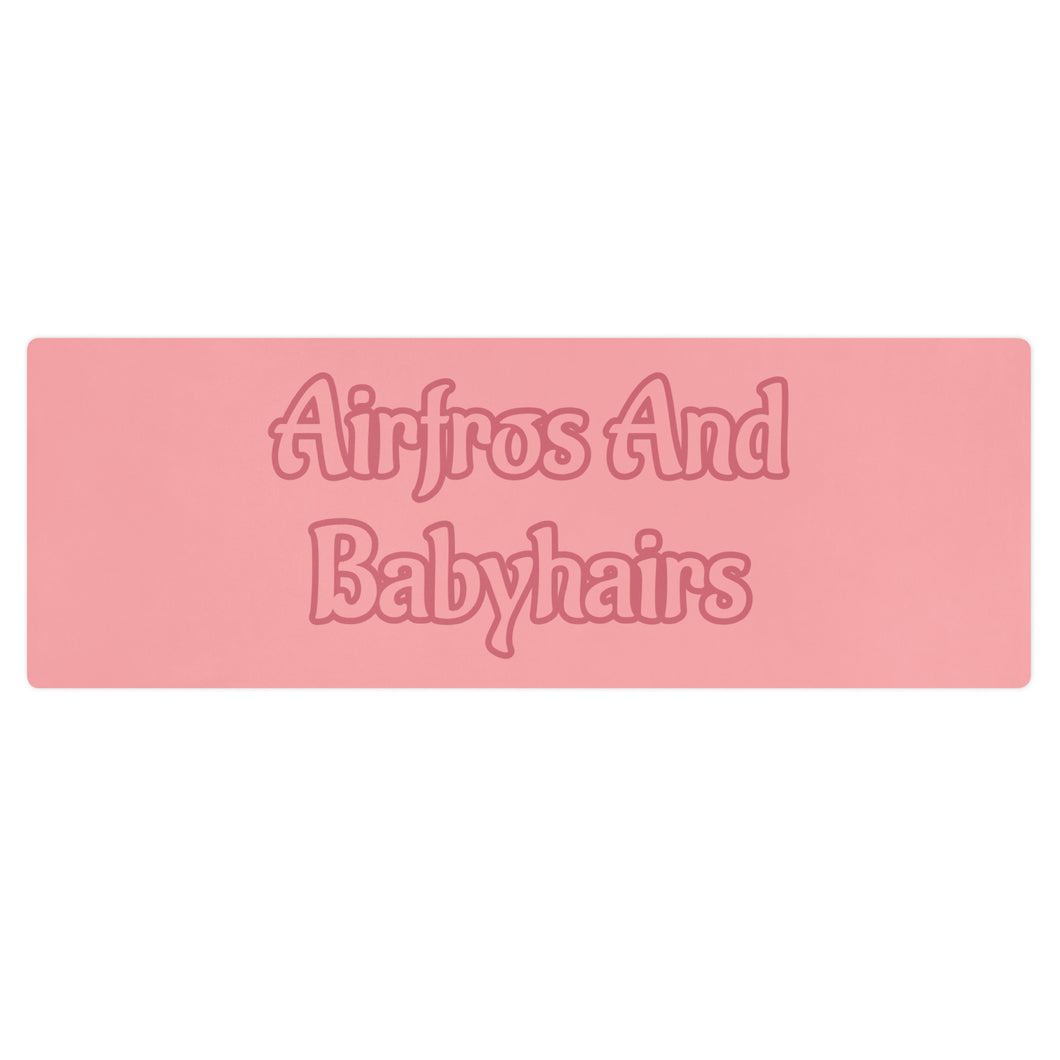 Airfros And Babyhairs Logo WeWak Yoga Mat