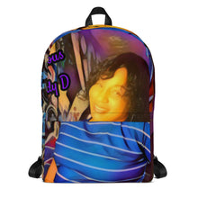 Load image into Gallery viewer, Infamous Lady D Purple Logo Backpack
