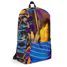 Load image into Gallery viewer, Infamous Lady D Purple Logo Backpack
