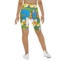 Load image into Gallery viewer, Airfros And Babyhairs Blue Mukbang All Over Print Biking Shorts
