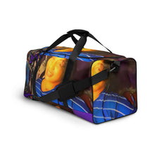 Load image into Gallery viewer, Infamous Lady D Purple Logo Duffle bag
