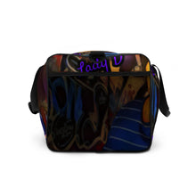 Load image into Gallery viewer, Infamous Lady D Purple Logo Duffle bag
