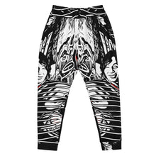 Load image into Gallery viewer, Airfros And Babyhairs Black White Red Infamous Joggers
