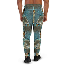 Load image into Gallery viewer, Turquoise &amp; Black Graphic Joggers
