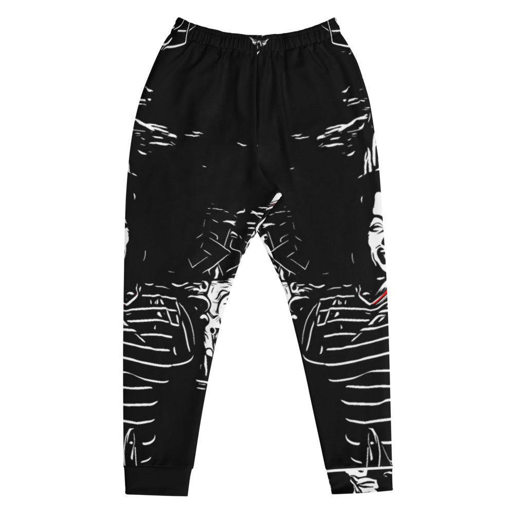 Airfros And Babyhairs Black White Red Infamous Joggers