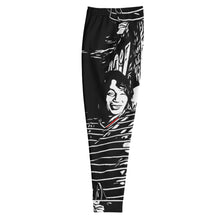 Load image into Gallery viewer, Airfros And Babyhairs Black White Red Infamous Joggers
