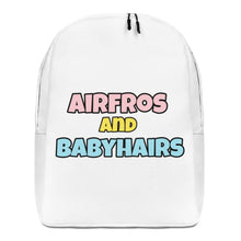 Load image into Gallery viewer, Airfros And Babyhairs Minimalist Backpack
