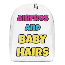 Load image into Gallery viewer, Airfros And Babyhairs Fan Fave One Back Pack
