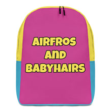 Load image into Gallery viewer, Airfros And Babyhairs Multicolored Logo BackPack
