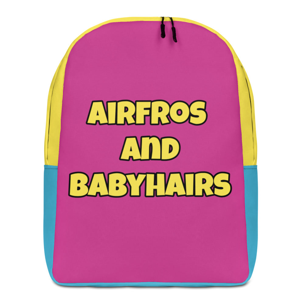 Airfros And Babyhairs Multicolored Logo BackPack