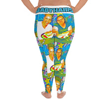 Load image into Gallery viewer, Airfros And Babyhairs Blue Mukbang Plus Size Leggings
