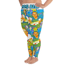 Load image into Gallery viewer, Airfros And Babyhairs Blue Mukbang Plus Size Leggings
