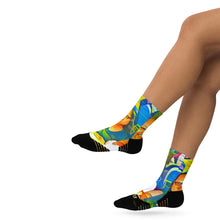 Load image into Gallery viewer, Airfros And Babyhairs Blue Mukbang Ankle Socks (out of stock)
