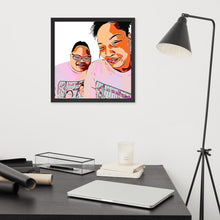 Load image into Gallery viewer, Airfros And Babyhairs Framed Poster
