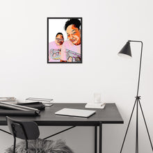 Load image into Gallery viewer, Airfros And Babyhairs Framed Poster
