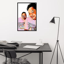 Load image into Gallery viewer, Airfros And Babyhairs Framed Poster
