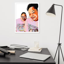 Load image into Gallery viewer, Airfros And Babyhairs Framed Poster
