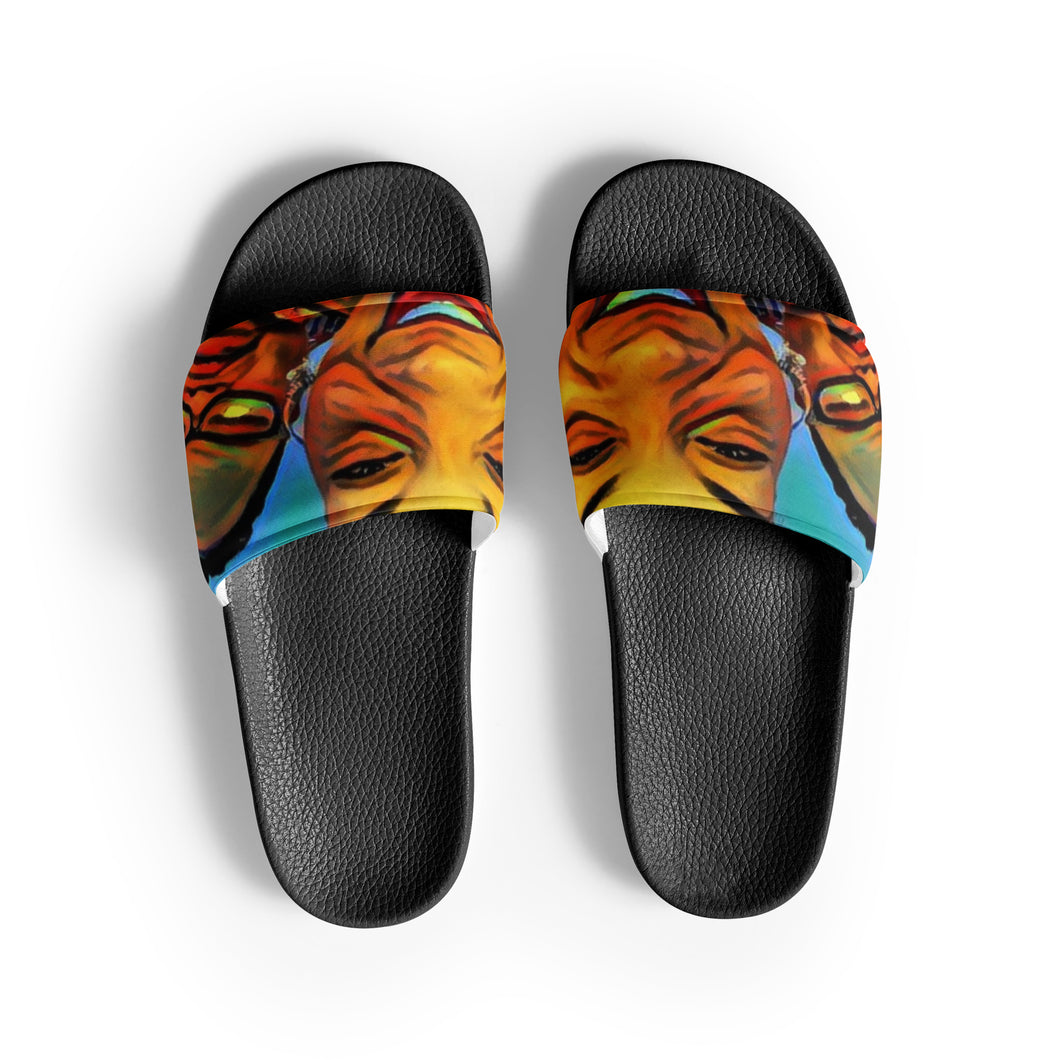 Airfros And Babyhairs Mom And Me Multicolored Mens Slides