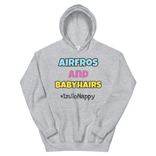 Load image into Gallery viewer, Airfros And Babyhairs Unisex Hoodie
