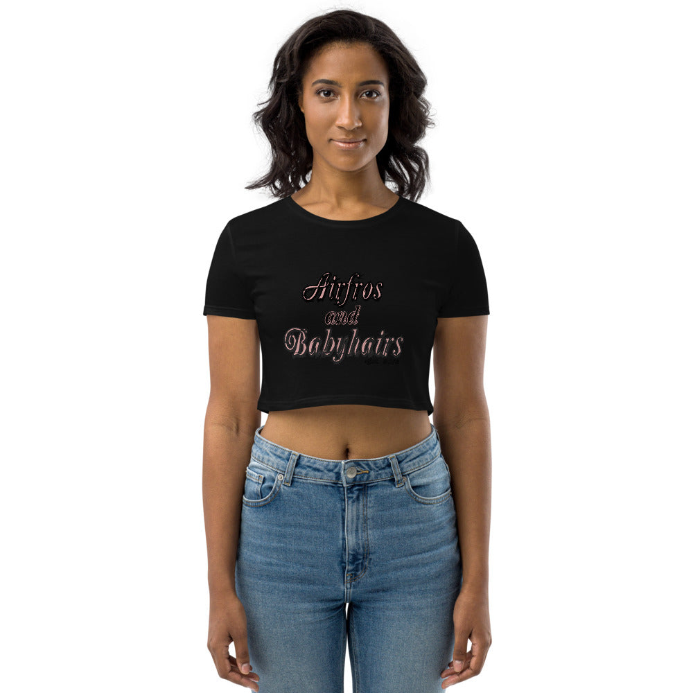 Airfros And Babyhairs Logo Crop Top