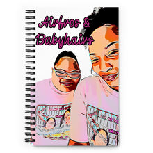 Load image into Gallery viewer, Airfros And Babyhairs Signature Spiral notebook
