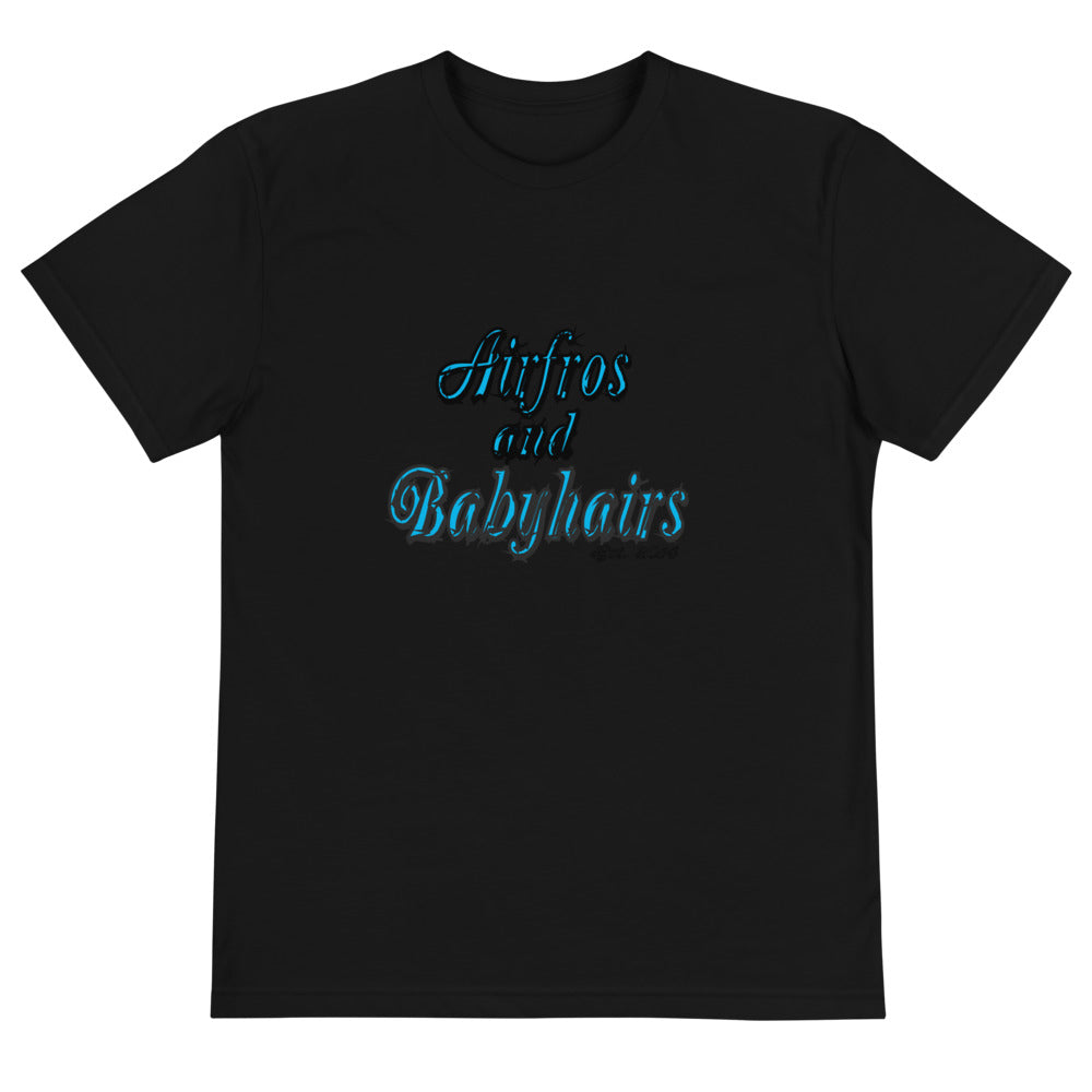 Airfros And Babyhairs Blue Logo Tee (Black /S out of stock)