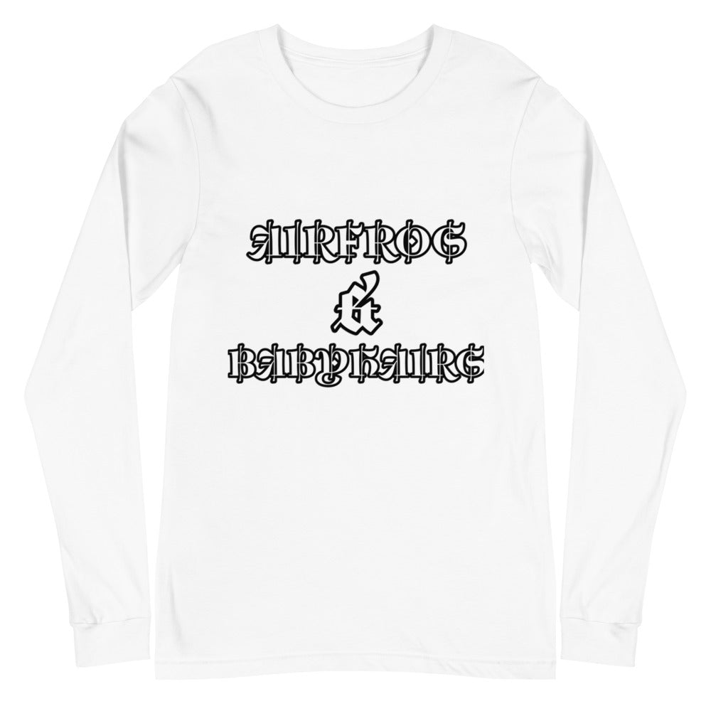 Airfros And Babyhairs Black & White Mens Long Sleeve