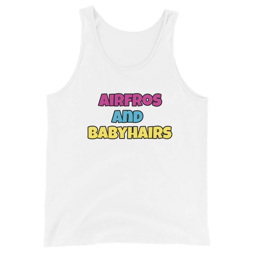 Airfros And Babyhairs Fan Fave One Tank Top White